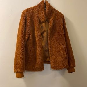 J. Crew Sherpa Bomber Jacket